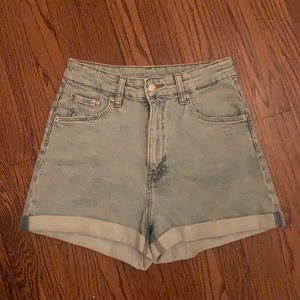 High waisted mom shorts